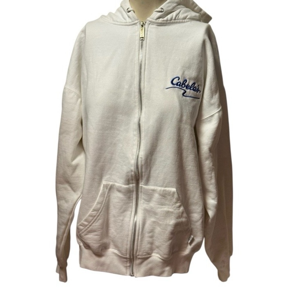 Men’s XL ~ Hoodie ~ Unisex ~ Women’s 2X ~ Full Zipper ~Embroidered Cabela’s Logo